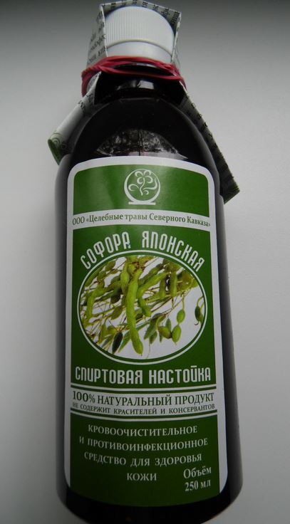 Настойка софоры японской Настойка софоры японской