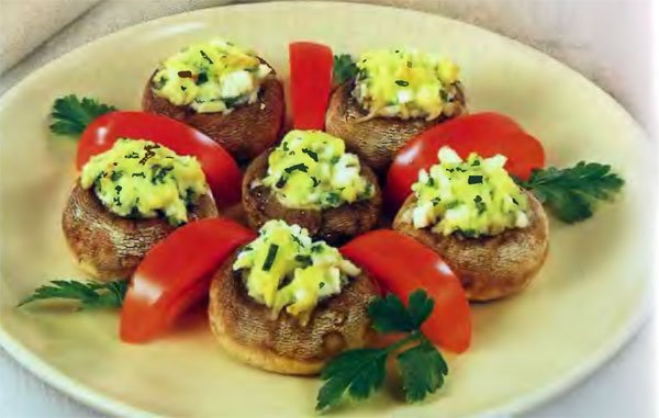 Приготовление яичной закуски с грибами Приготовление яичной закуски с грибами